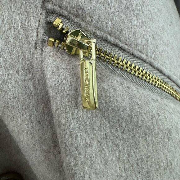 Cole Haan Wool Blend Faux Fur Trimmed Hooded Parka Coat Size 8 NWT - Picture 12 of 12